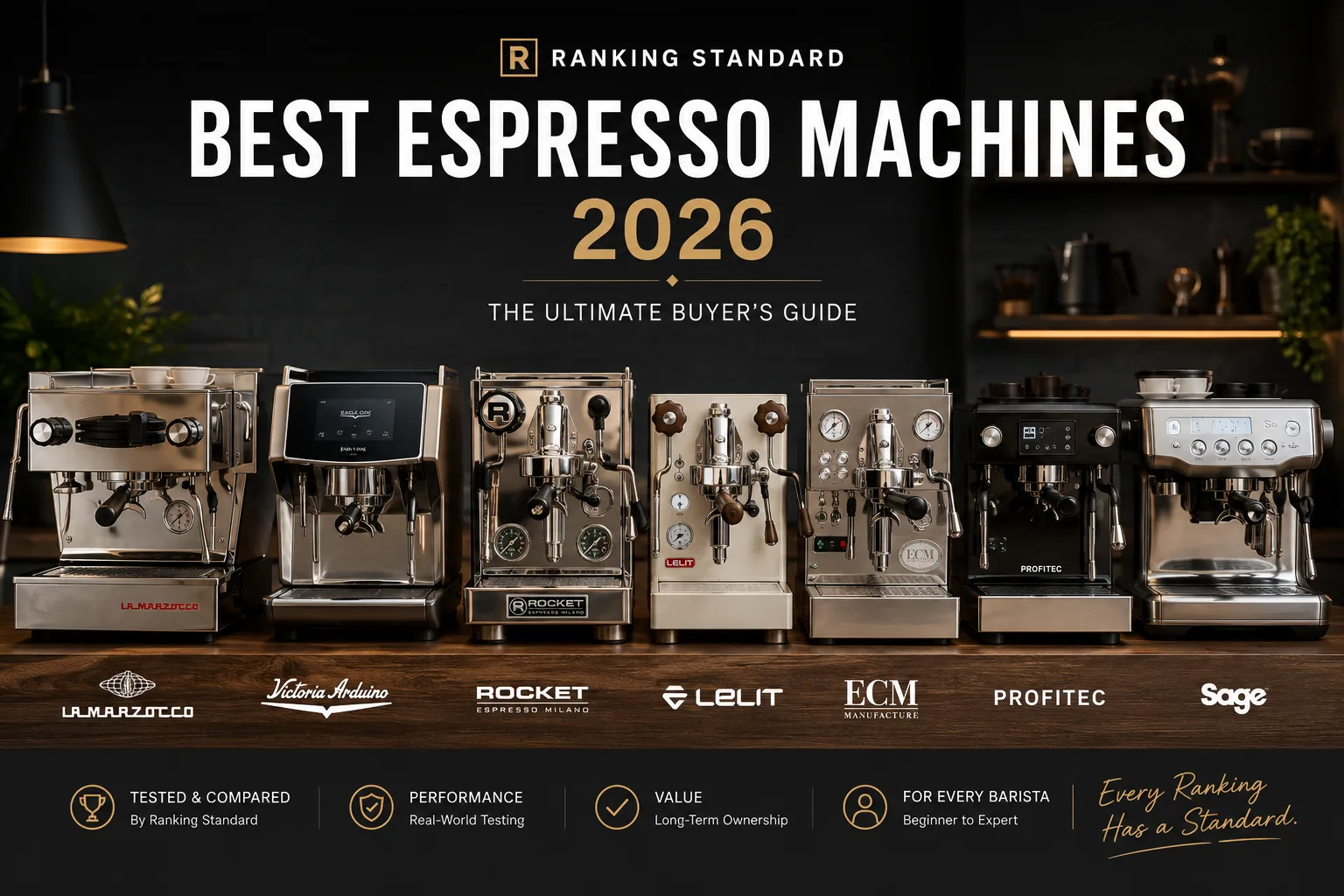Best Espresso Machines (2026): The Ultimate Buyer’s Guide