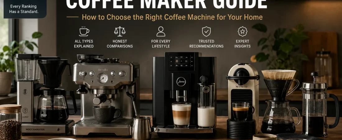 The Ultimate Coffee Maker Guide: How to Choose the Right Coffee Machine for Your Home