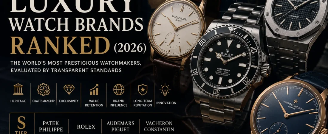Luxury Watch Brands Ranked (2026)