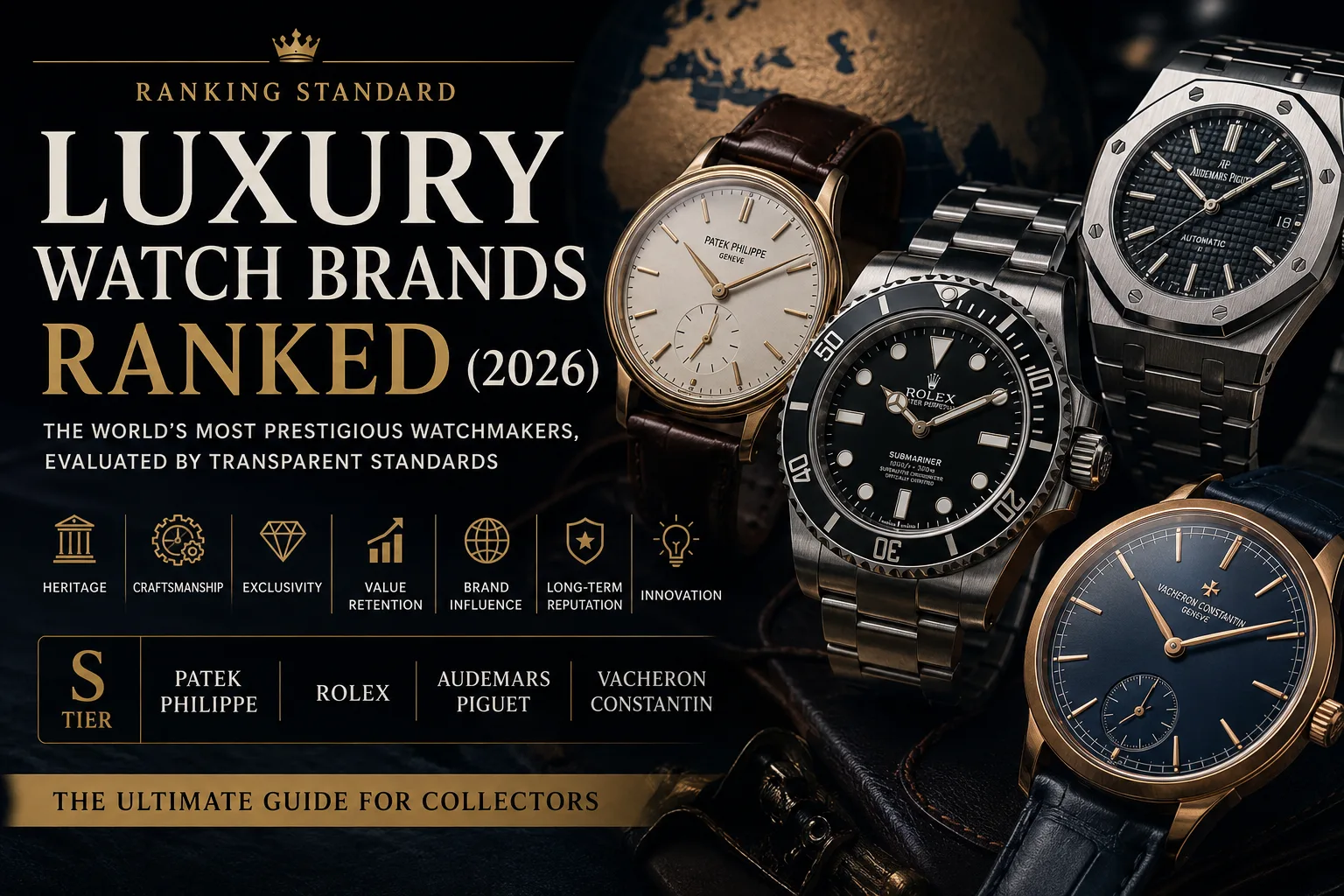 Luxury Watch Brands Ranked (2026)