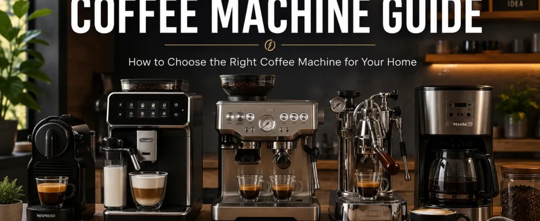 The Ultimate Coffee Machine Guide: Understanding Every Type of Coffee Machine Before You Buy