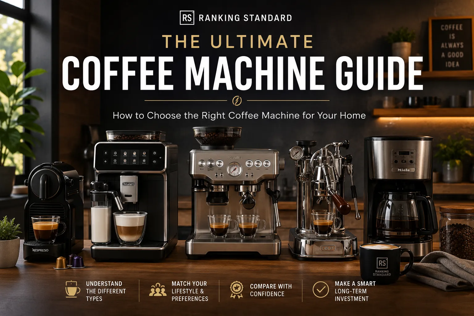 The Ultimate Coffee Machine Guide: Understanding Every Type of Coffee Machine Before You Buy