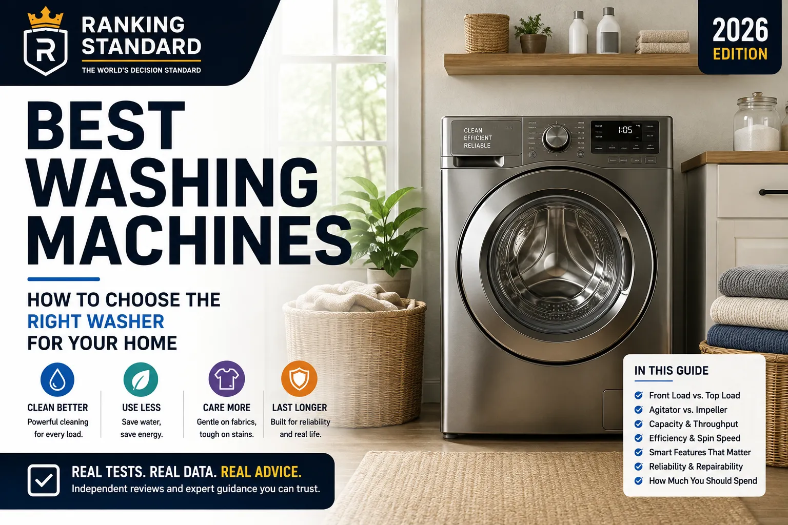 Best Washing Machines: How to Choose the Right Washer for Your Home