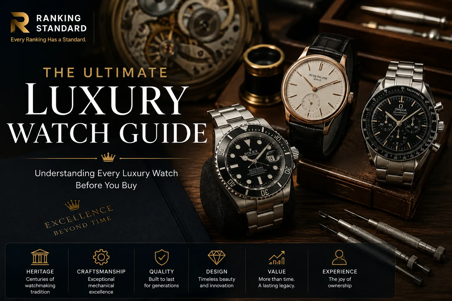 The Ultimate Luxury Watch Guide: Understanding Every Luxury Watch Before You Buy