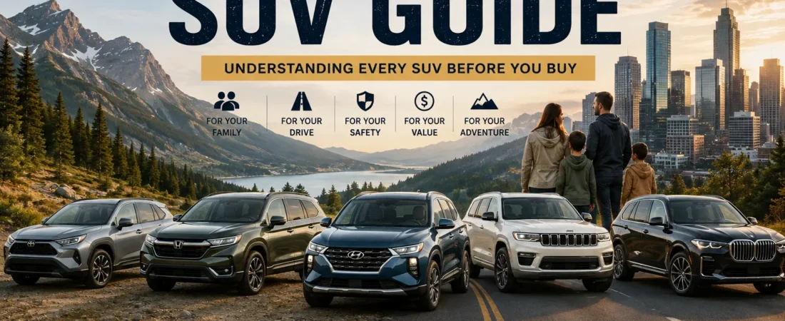 The Ultimate SUV Guide: Understanding Every SUV Before You Buy